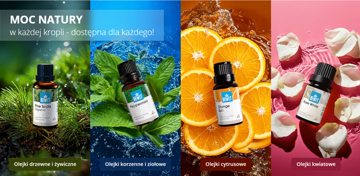 STREFA AROMATERAPII olejki eteryczne Bewit - STREFA AROMATERAPII